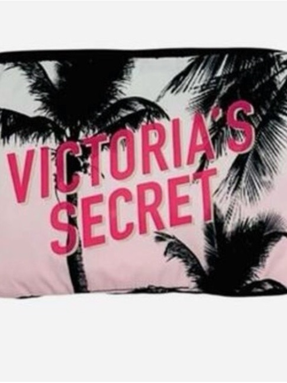 Victoria's Secret Pink and Black Palm-Print Backpack - Picture 2 of 5